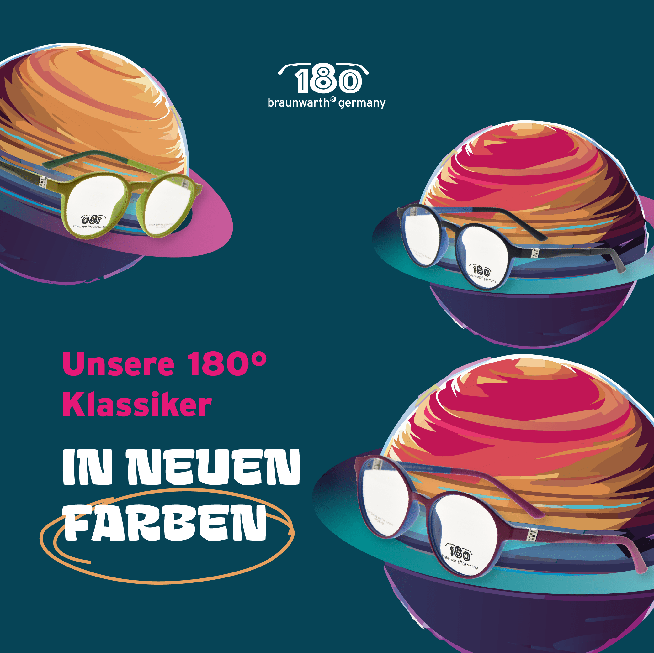 Braunwarth 180grad Fassungen in neuen Farben